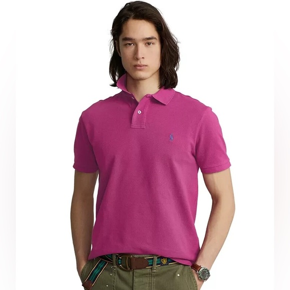 Polo Ralph Lauren Other - Polo Ralph Lauren Magenta Pink Men’s Classic Cotton Short Sleeve Polo Shirt XXL